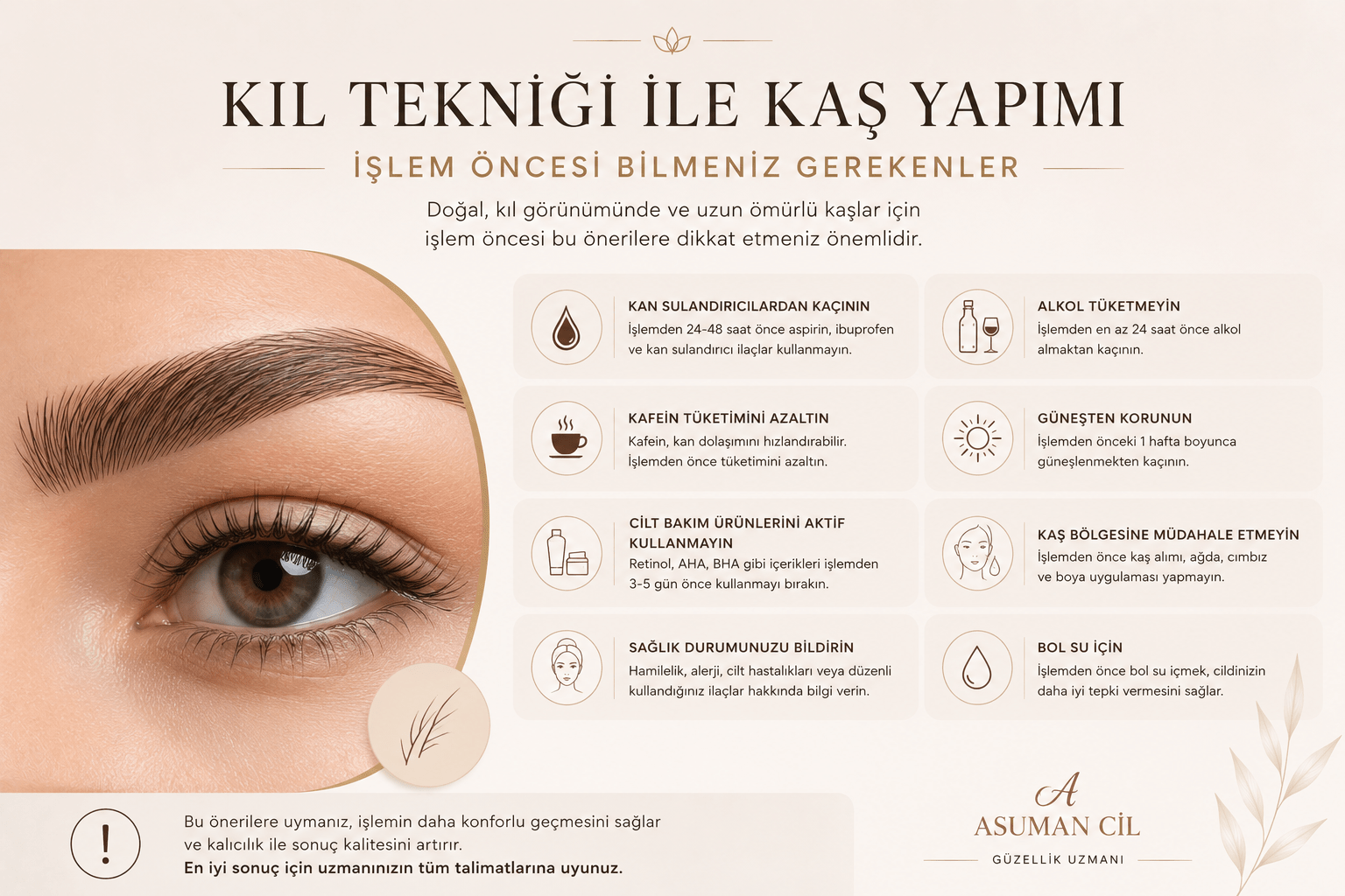 Kıl Tekniği Kaş Yapımı: İşlem Öncesi Bilmeniz Gereken Her Şey