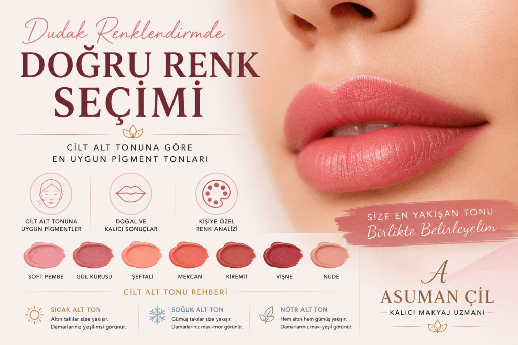 Cilt Tonuna Göre Dudak Pigmenti Seçimi: Hangi Renk Size Uyar?