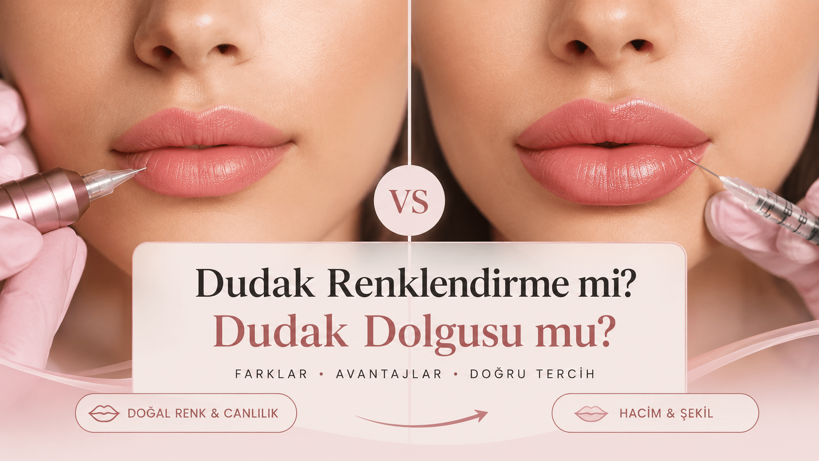 Kalıcı Dudak Renklendirme mi, Dolgu mu? Farklar ve Doğru Tercih