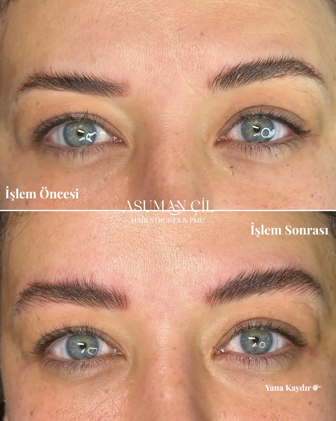 microblading doğal kaş tasarımı