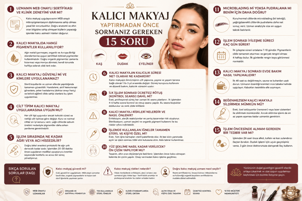 Kalıcı Makyaj Yaptırmadan Önce Sormanız Gereken 15 Soru