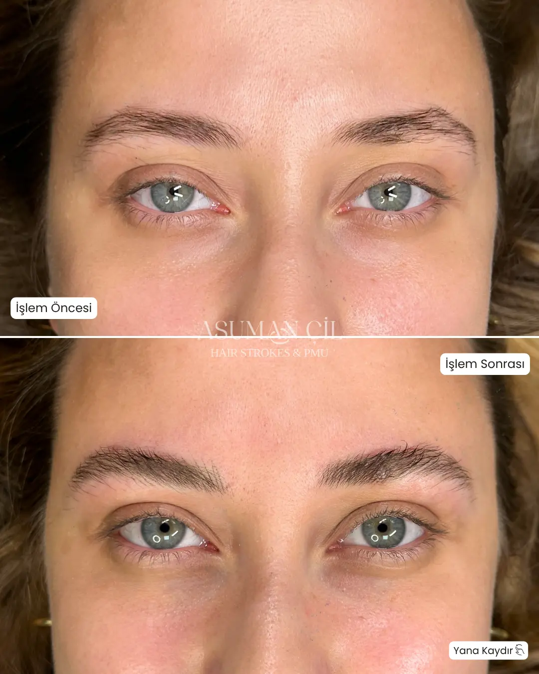 doğal kaş tasarımı microblading